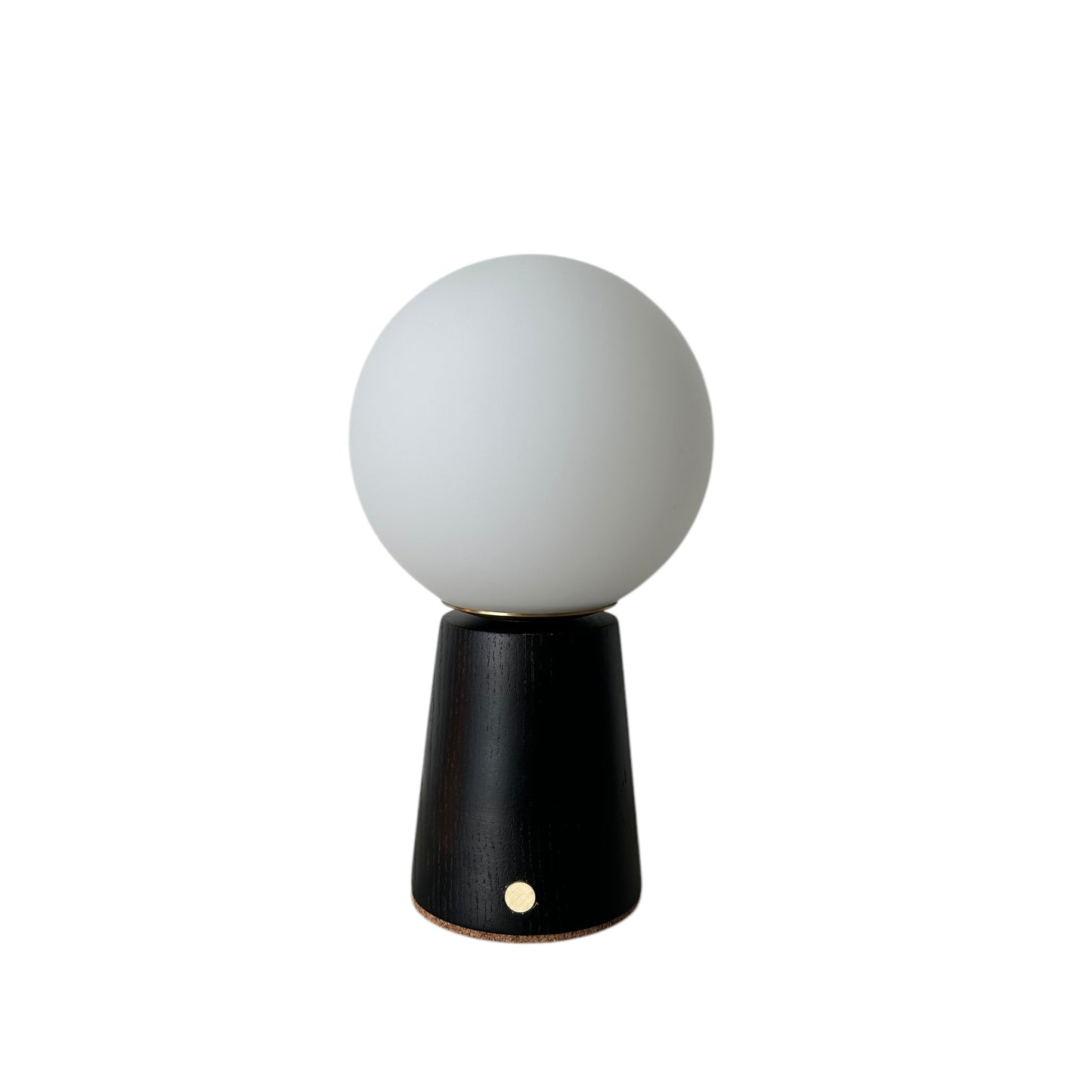 Small Deco Cone Charcoal style rechargeable touch lamp