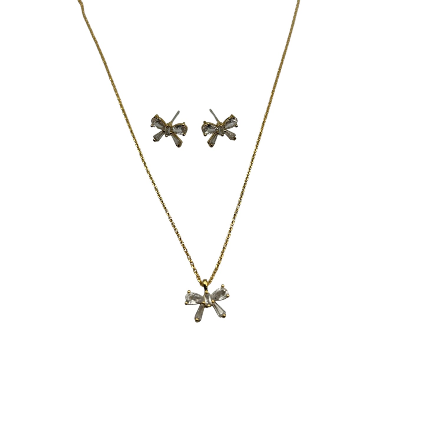 Sparkle Bow necklace