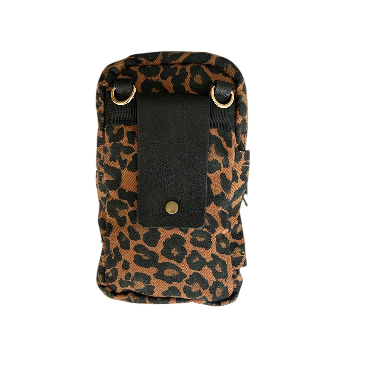 Barcelona bag - brown leopard print