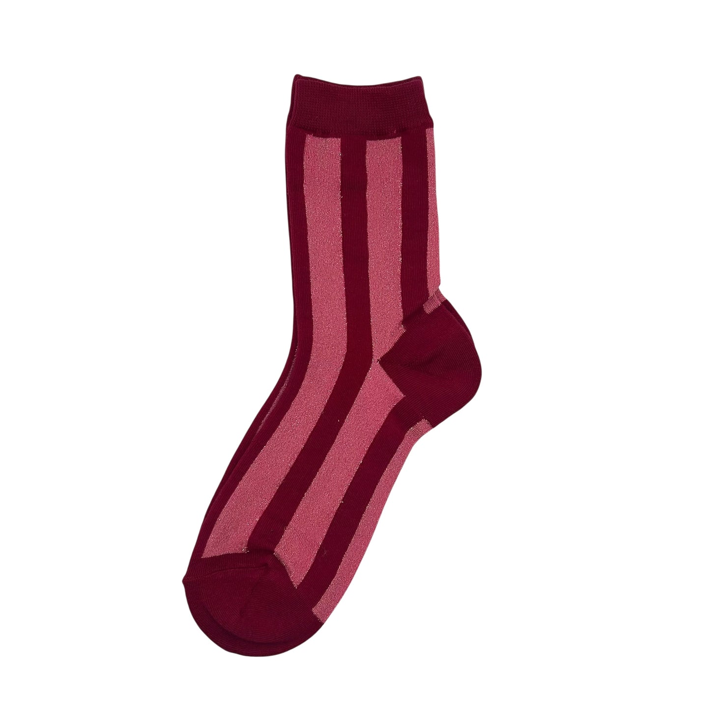 Pink and Red single socks