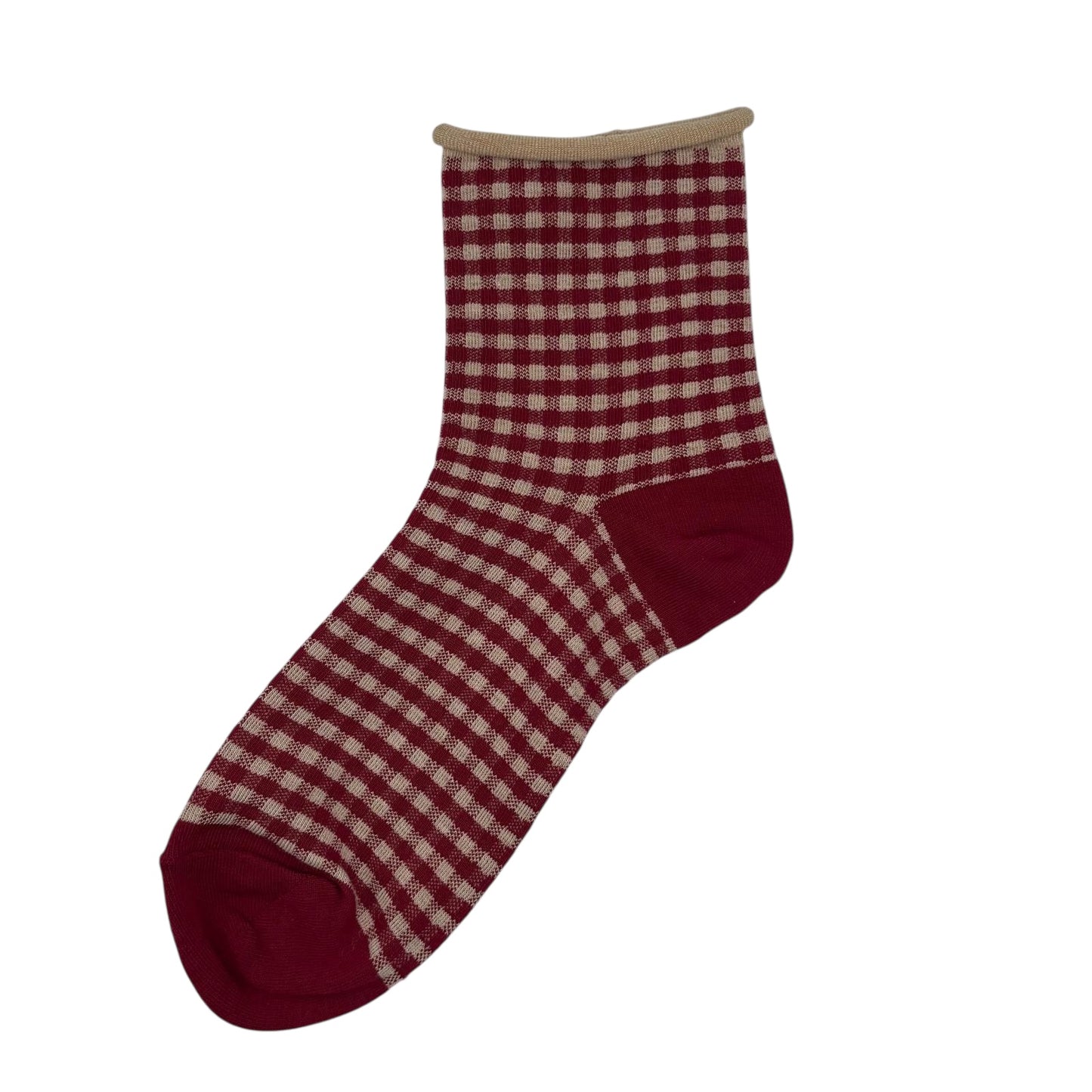 Pink and Red single socks