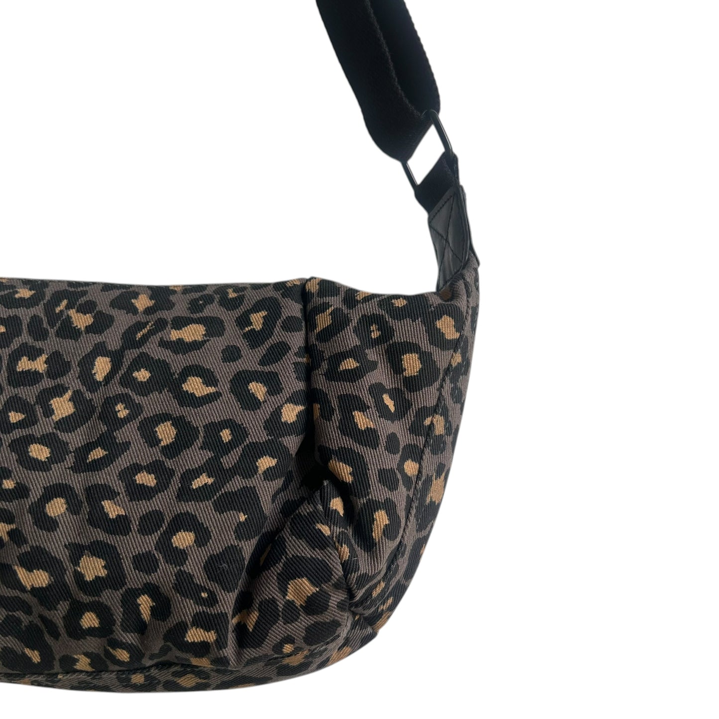 Brixton cross body sling bag - grey leopard print - small
