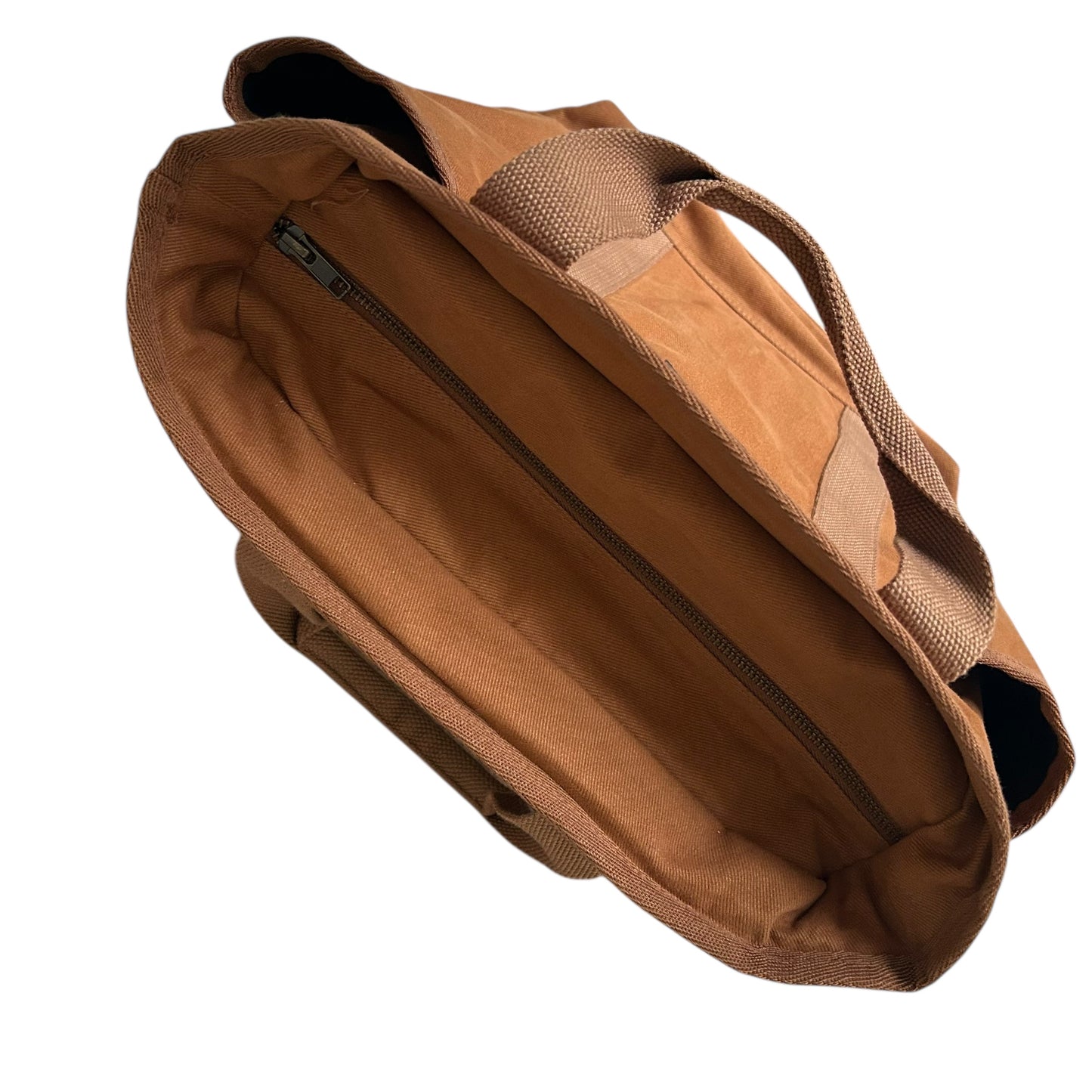 Backpack - Brown cotton canvas