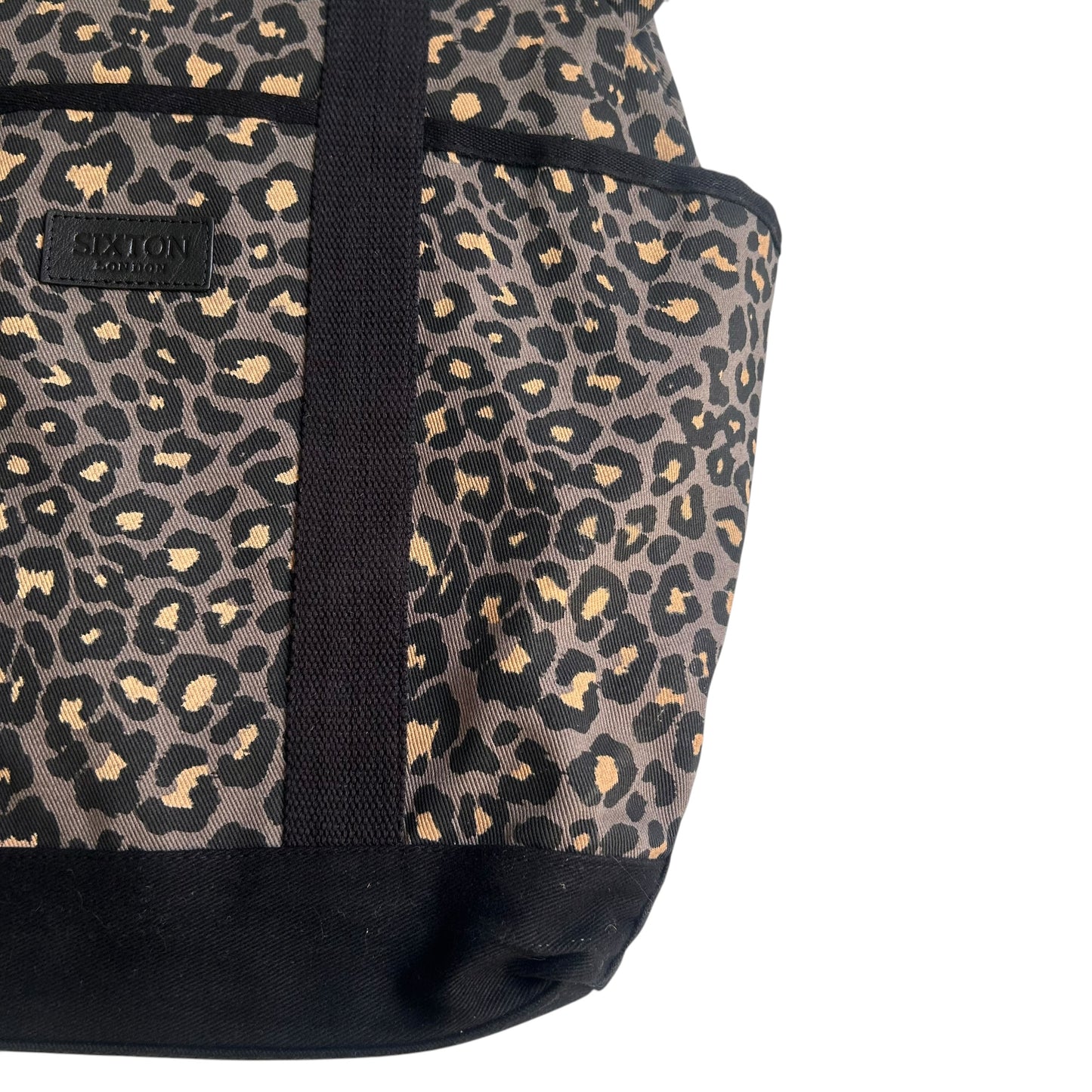 Backpack - Grey Leopard print