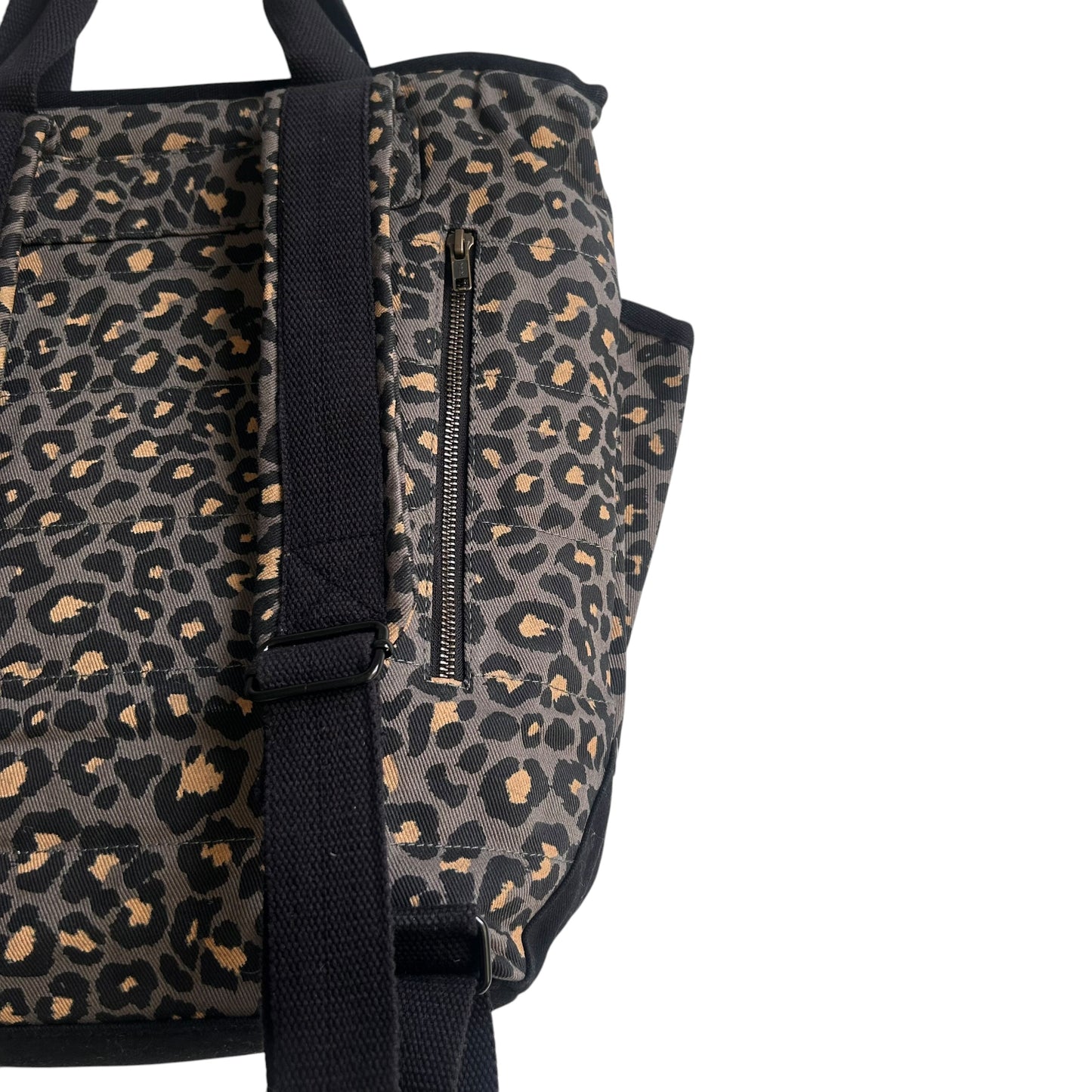 Backpack - Grey Leopard print