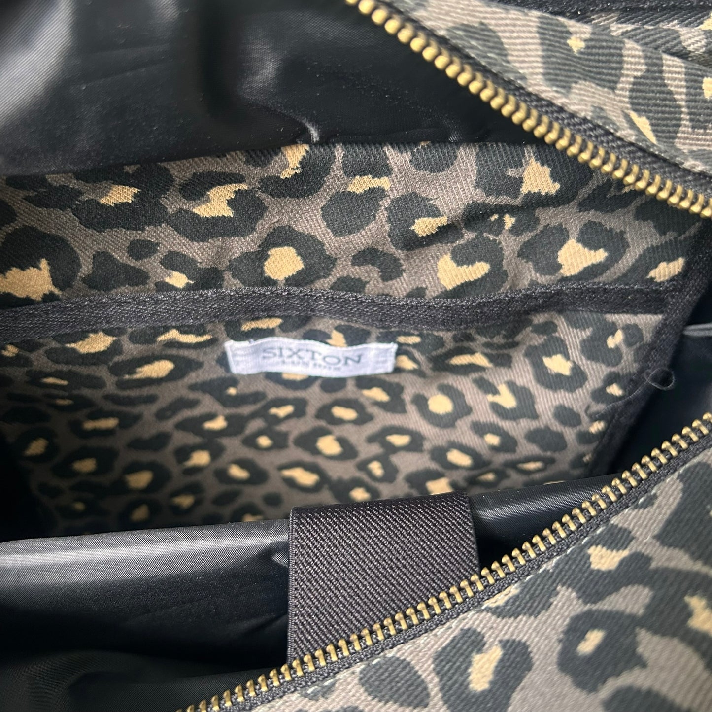 Backpack - Grey Leopard print