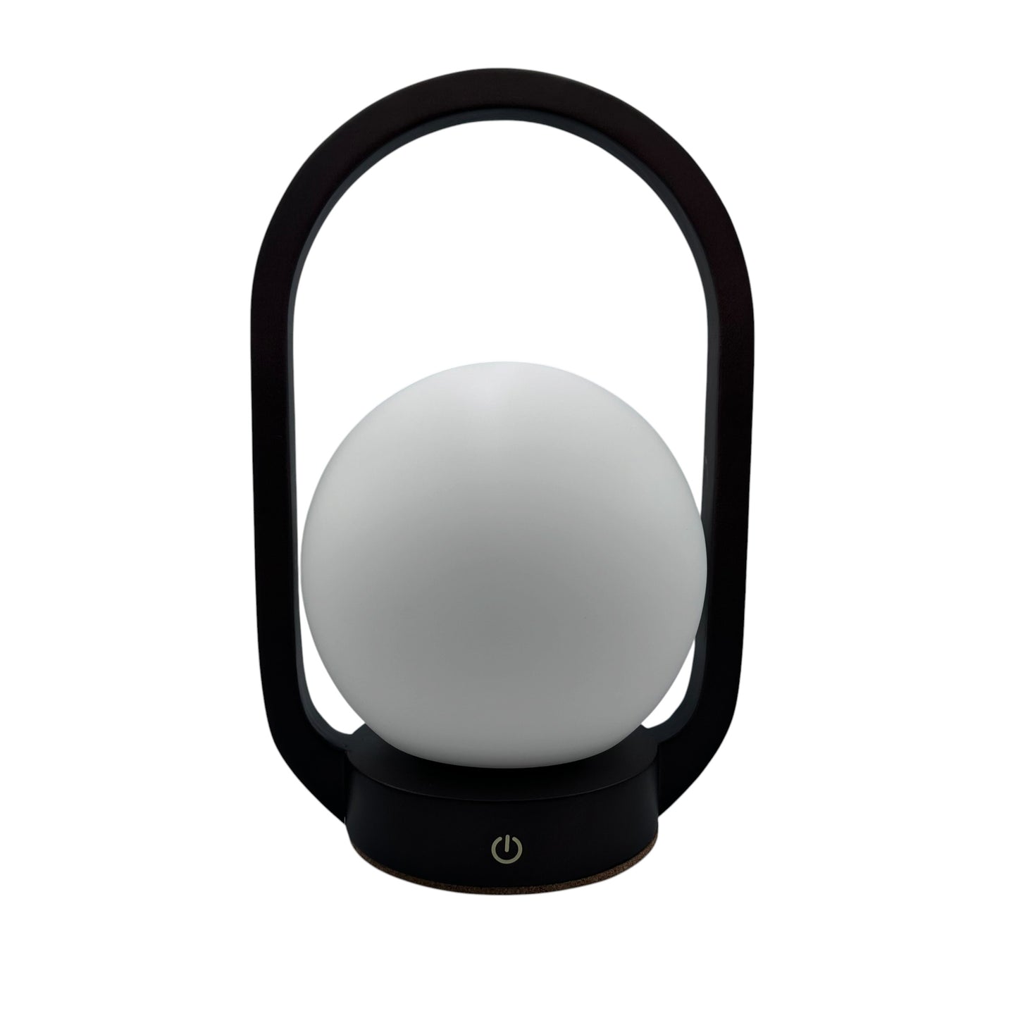 Lantern Walnut Style rechargeable touch lamp