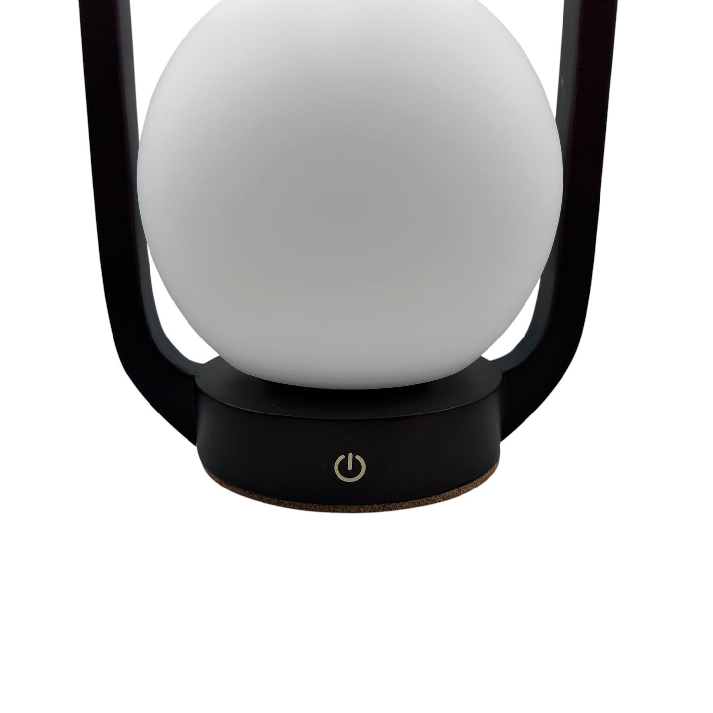 Lantern Walnut Style rechargeable touch lamp