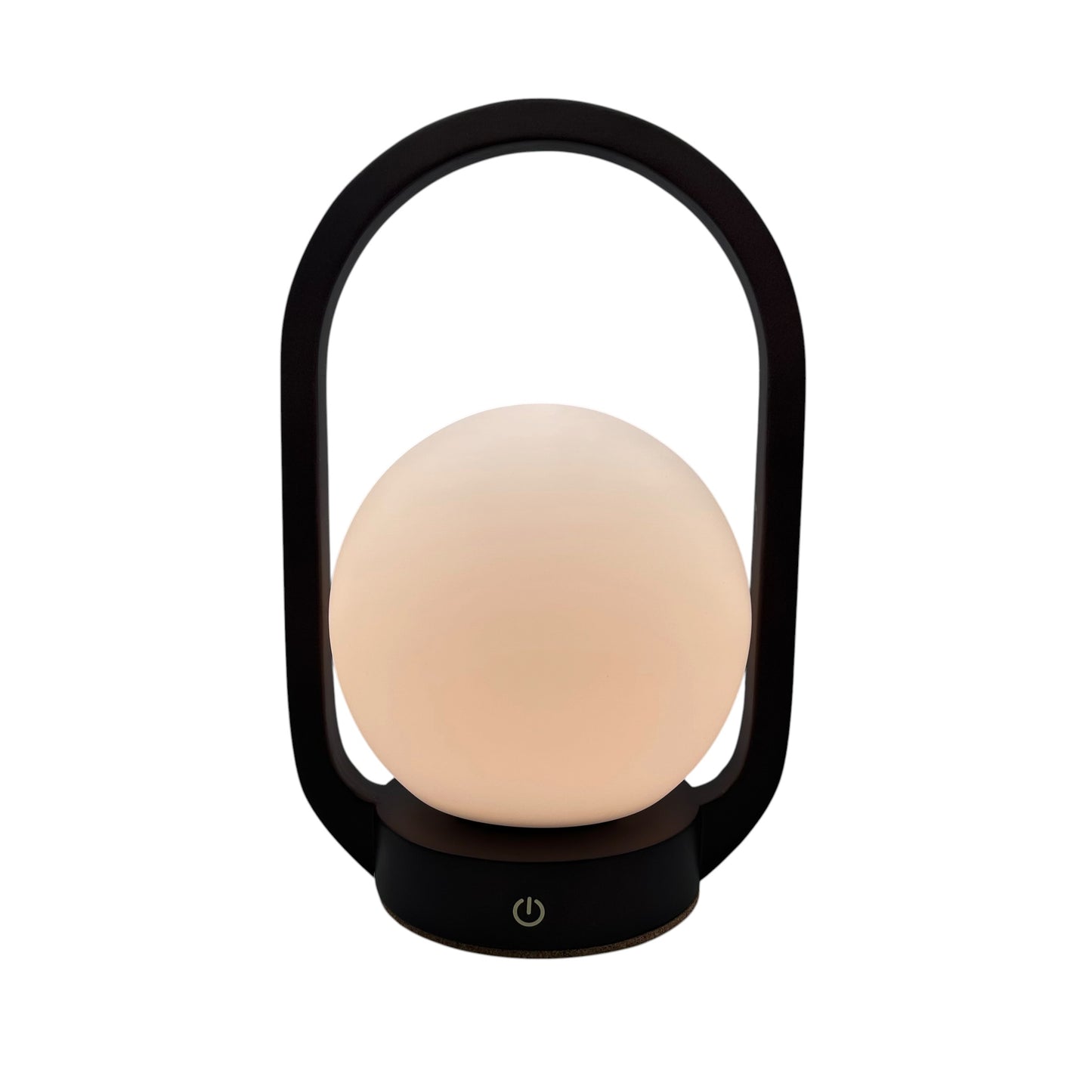 Lantern Walnut Style rechargeable touch lamp