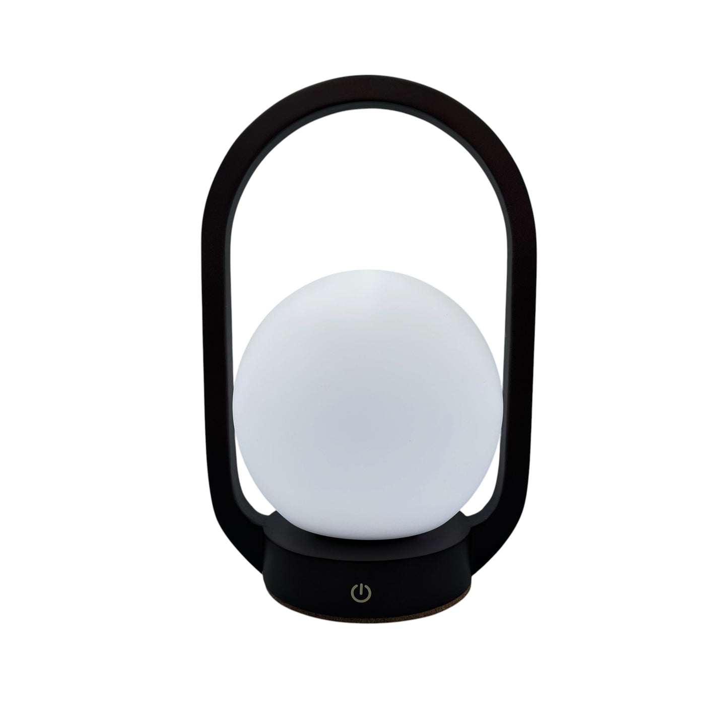 Lantern Walnut Style rechargeable touch lamp