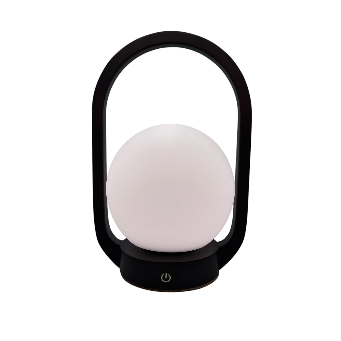 Lantern Walnut Style rechargeable touch lamp