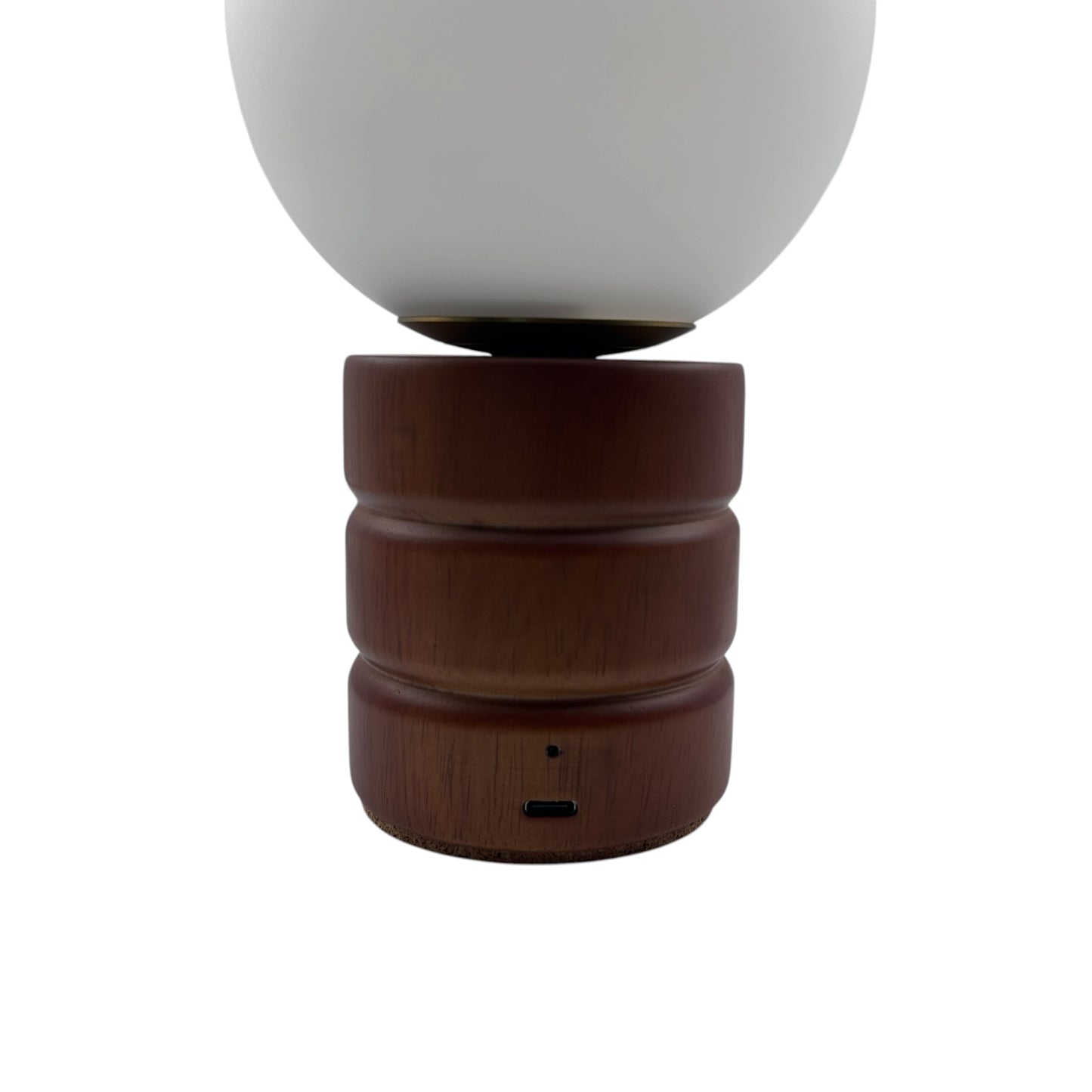 Bubble Teak Style style rechargeable touch lamp