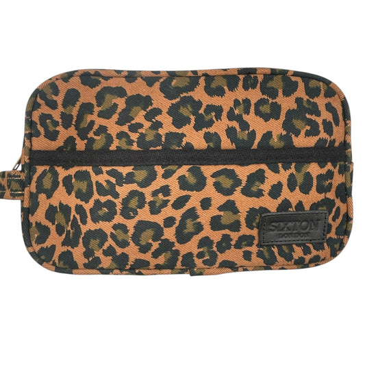 Large Leopard Print Makeup Bag