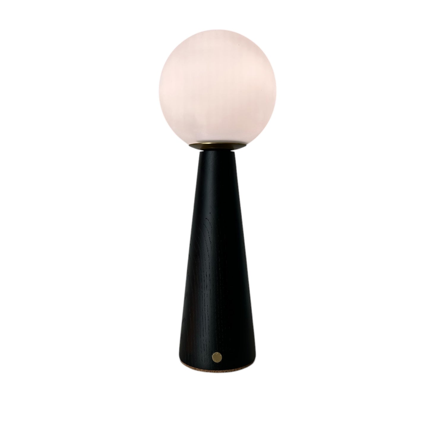 Large Deco Cone Charcoal style rechargeable touch lamp