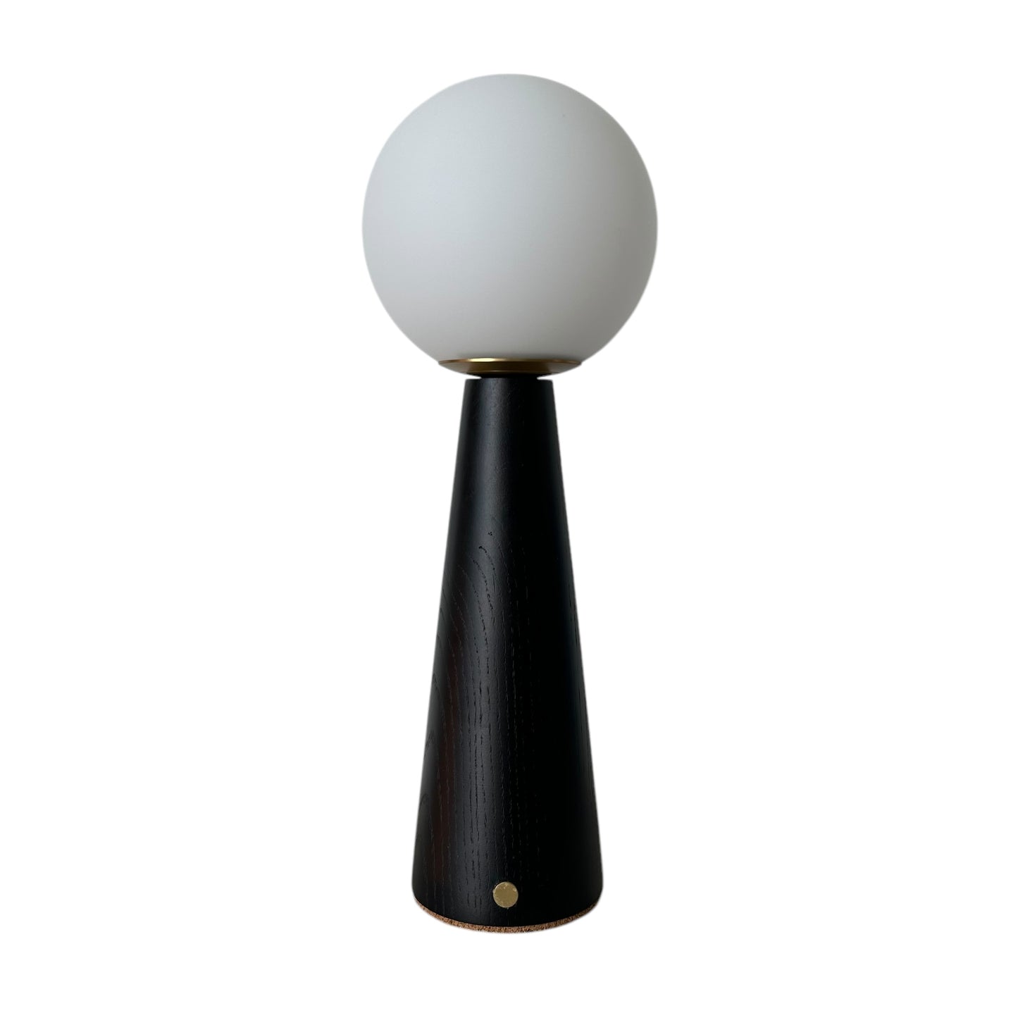 Large Deco Cone Charcoal style rechargeable touch lamp