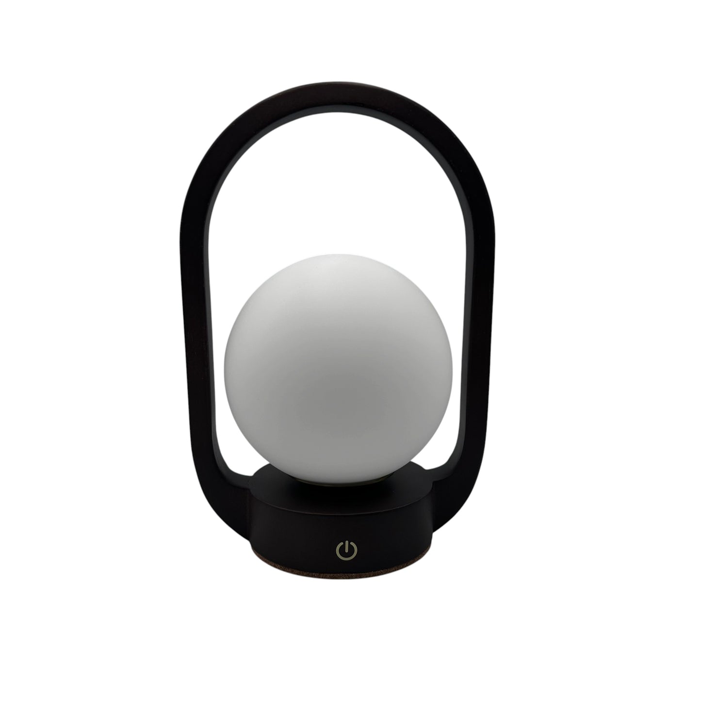 Mini Lantern Walnut style rechargeable touch lamp