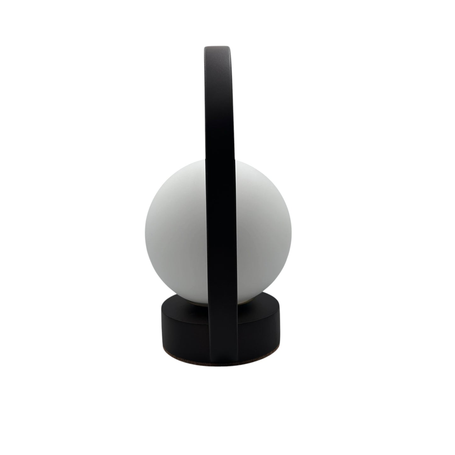 Mini Lantern Walnut style rechargeable touch lamp