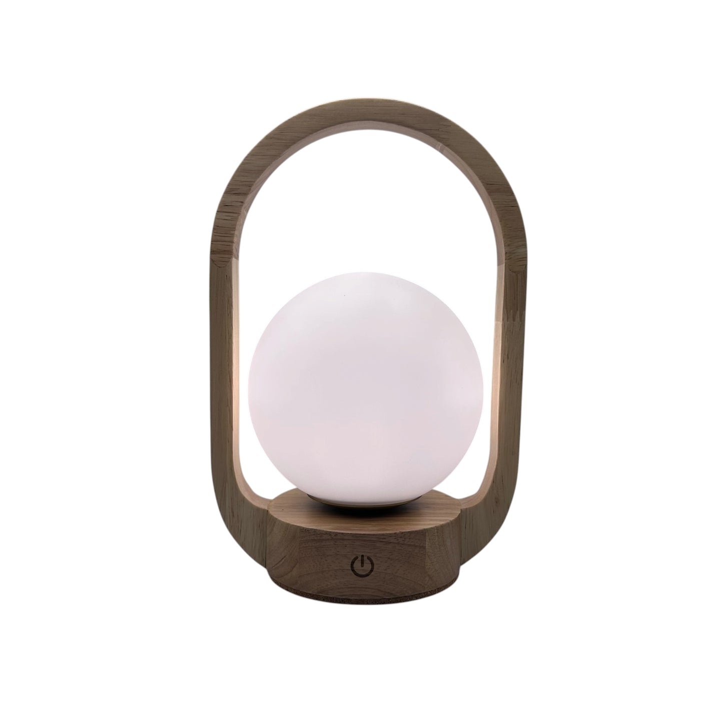 Mini Lantern Beech style rechargeable touch lamp