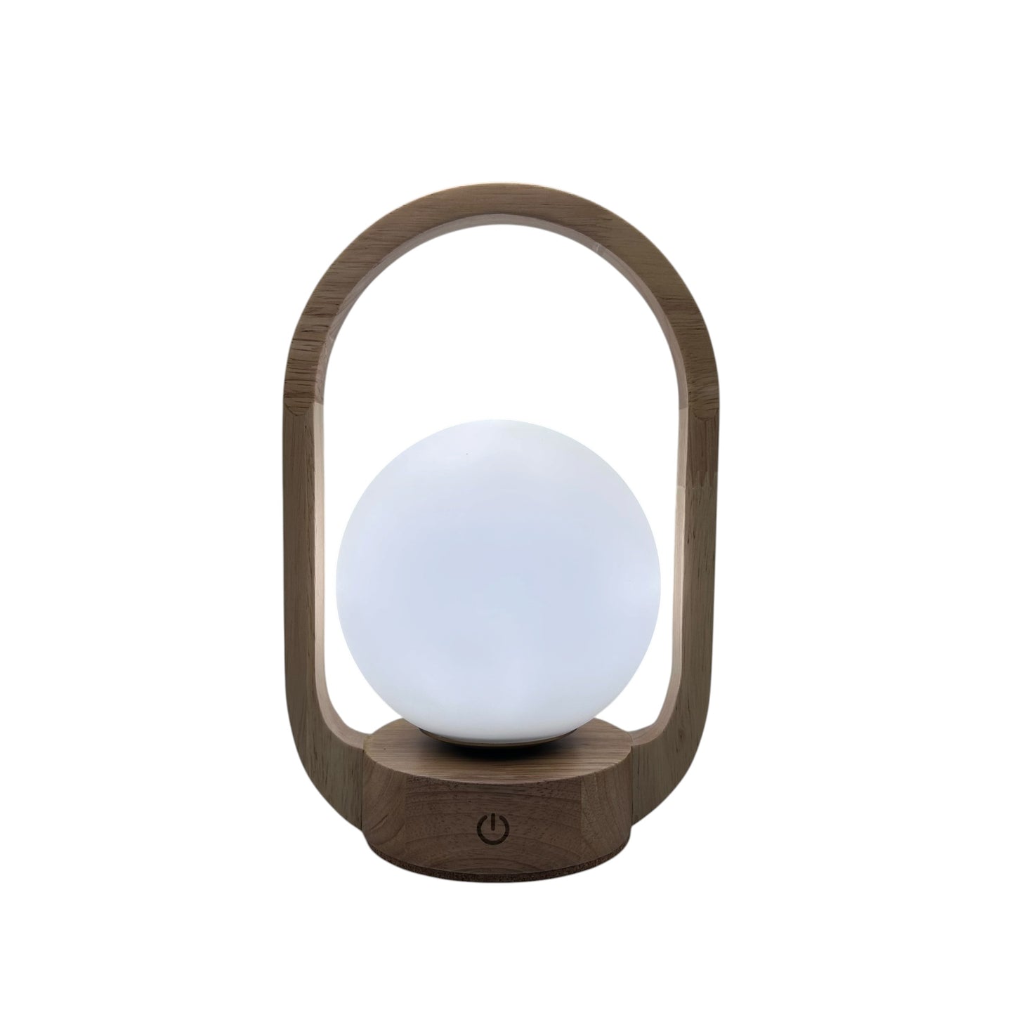 Mini Lantern Beech style rechargeable touch lamp