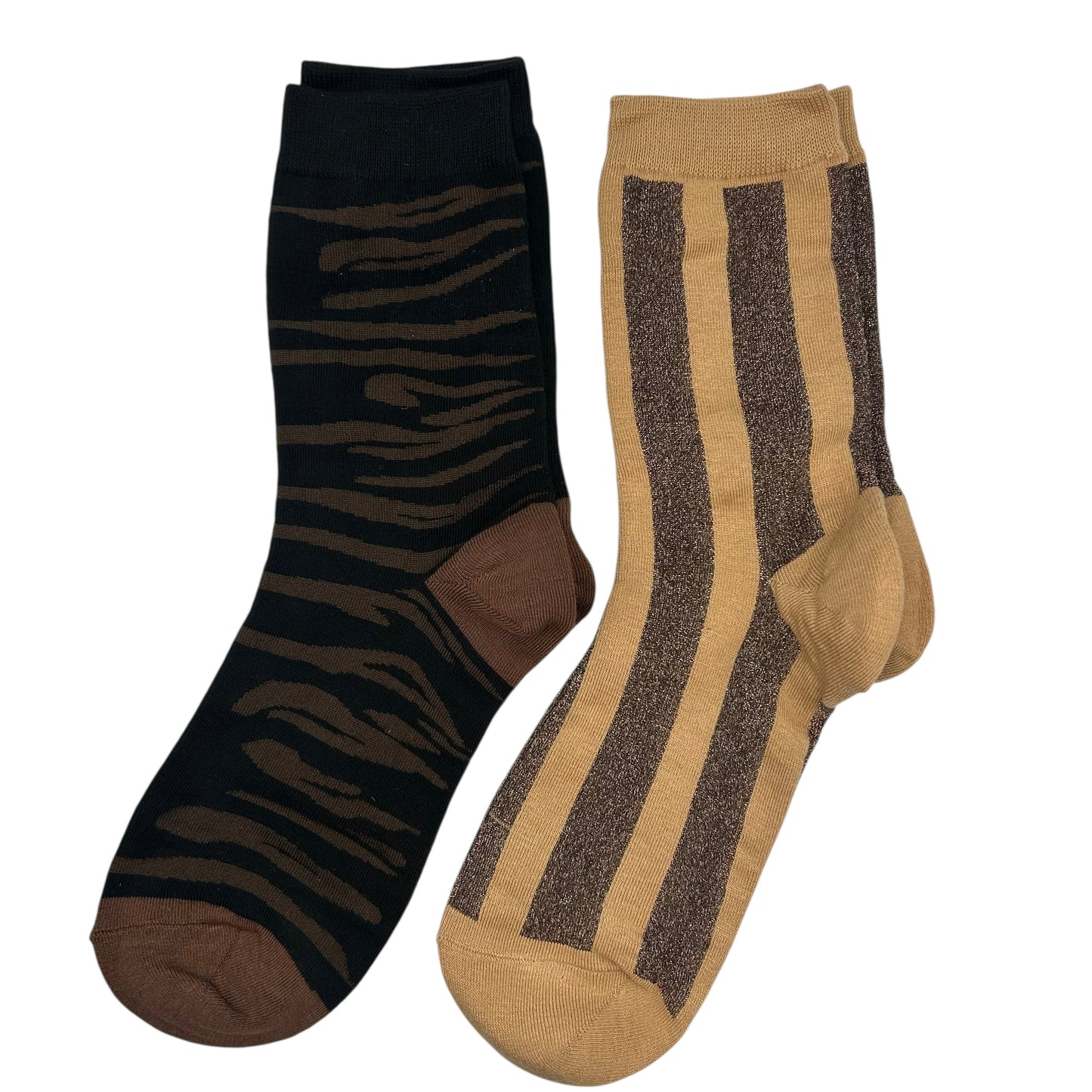 Brown Savannah & Sand Berlin sock box duo